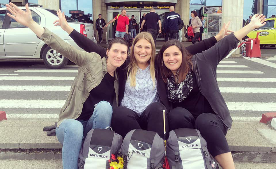 Mathilde, Sophie et Cynthia, gagnantes de la session MAi 2019 de On The Road a Game